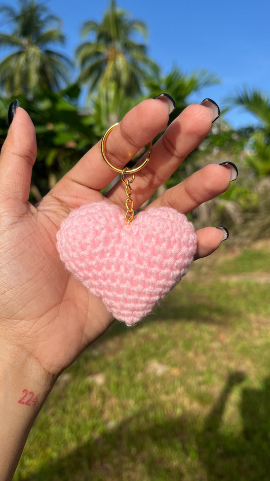 Heart keychain