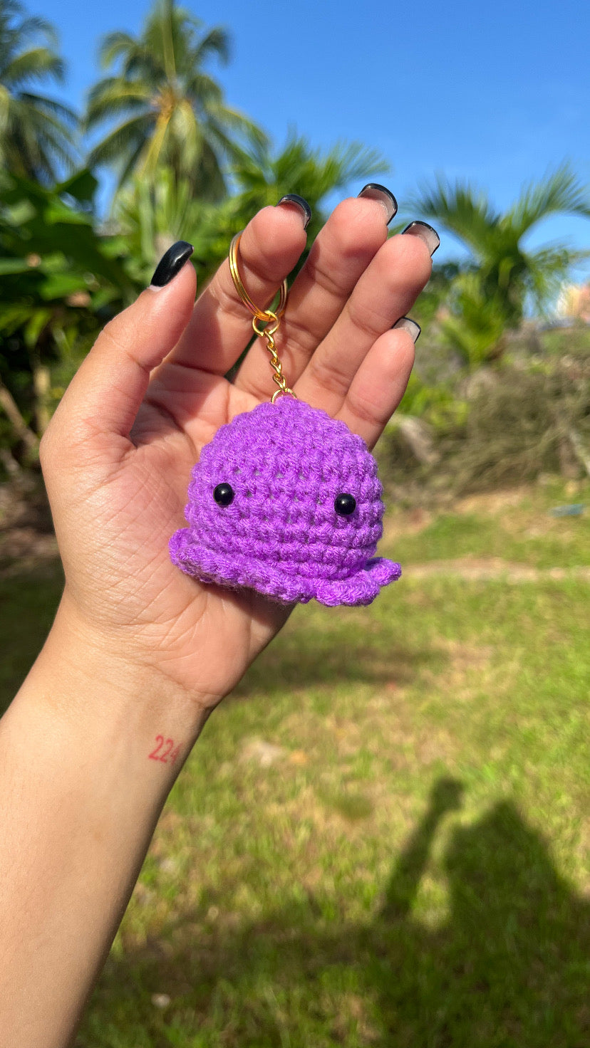 Octopus keychain