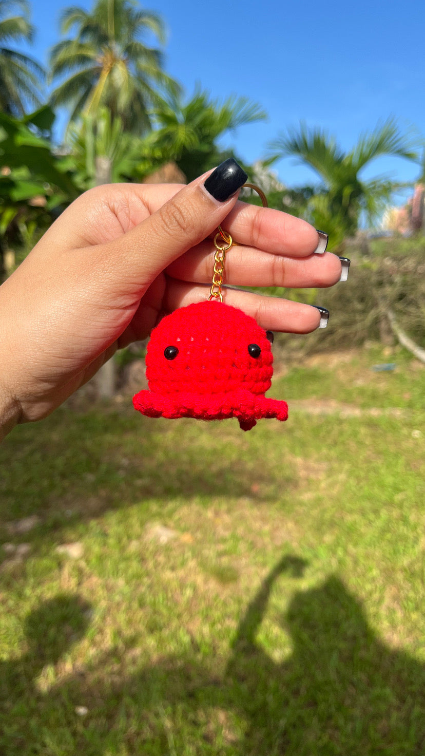 Octopus keychain