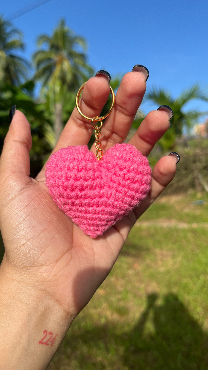 Heart keychain