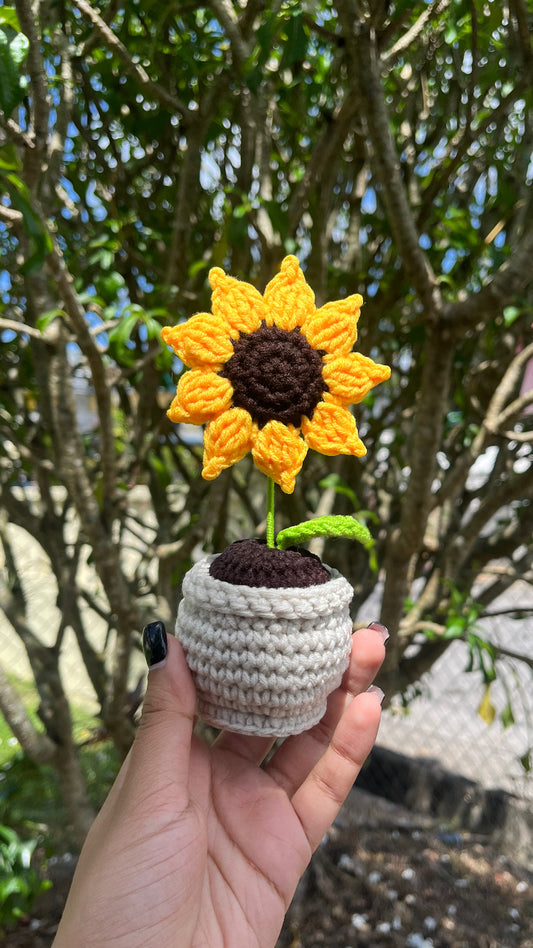 Mini desk buddy - flower pot