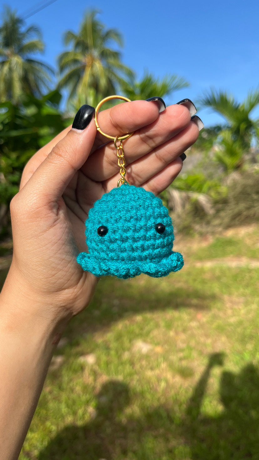 Octopus keychain
