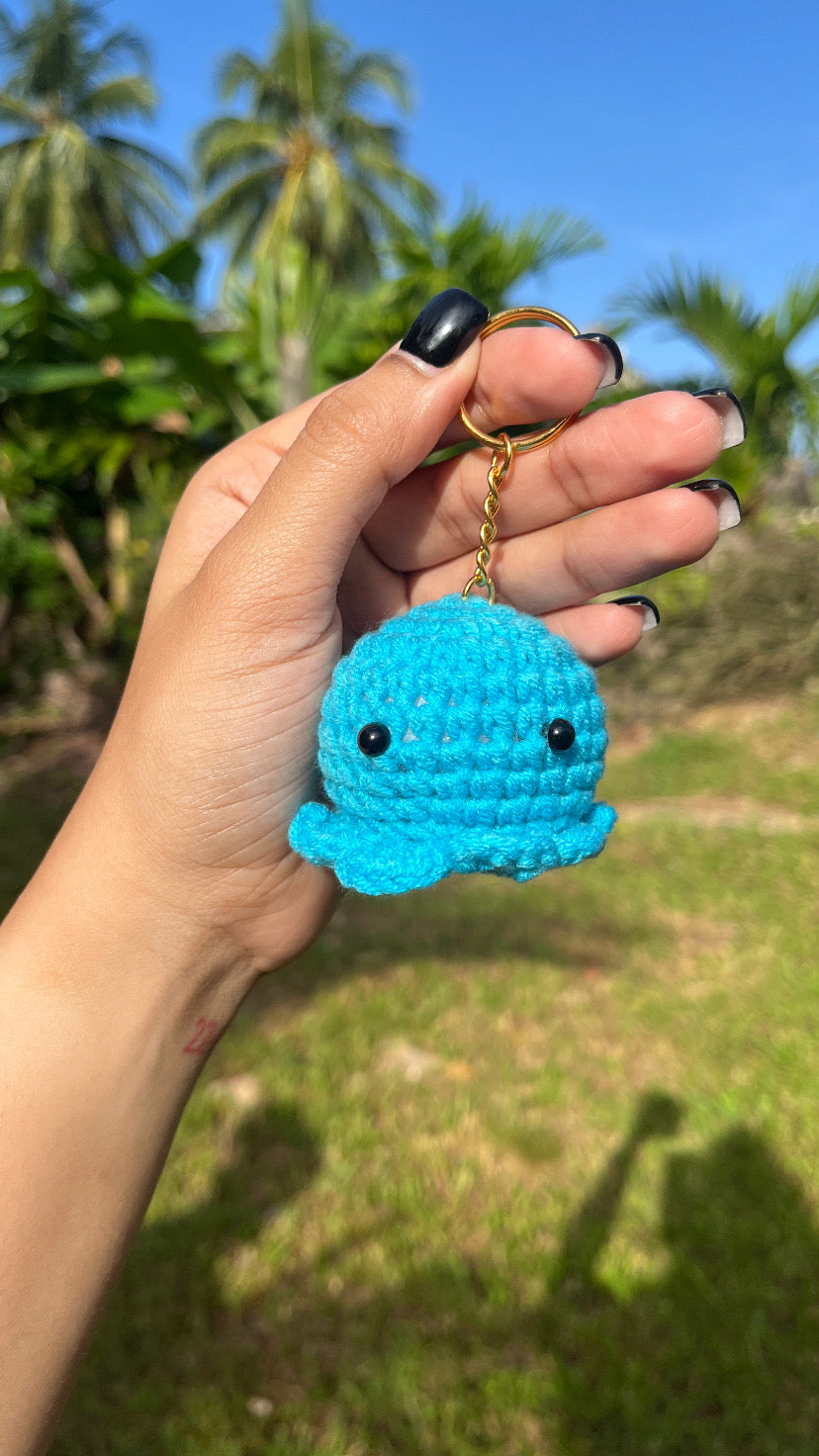 Octopus keychain