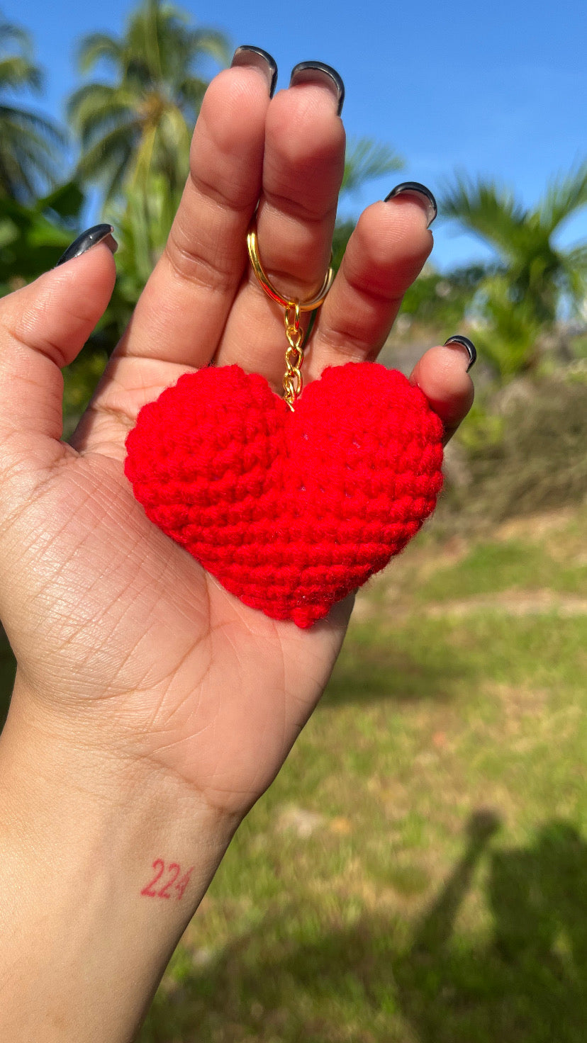 Heart keychain